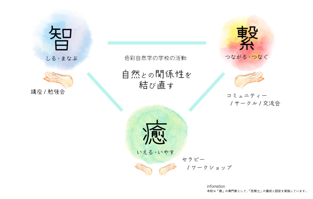 色彩自然学の学校の活動