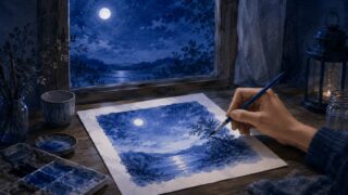 「青＝冷静」で終わらせない。描き、考え、自然とつながることで色を学ぶ価値｜自然と色の手紙 ②